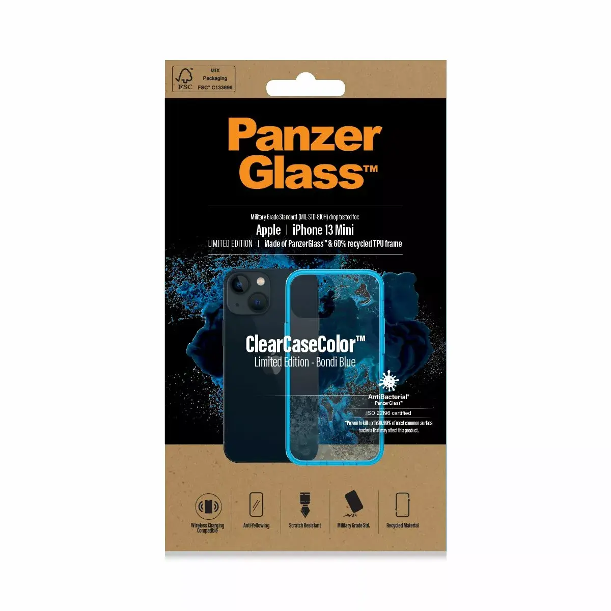 PanzerGlass ClearCaseColor apvalks iPhone 13 Mini Photo 2