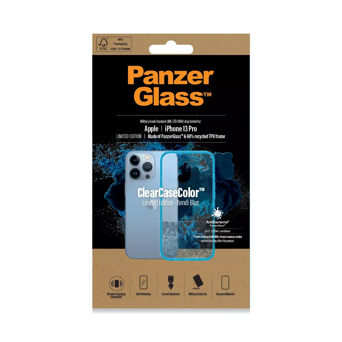 Vāks PanzerGlass ClearCaseColor iPhone 13 Pro Photo 2