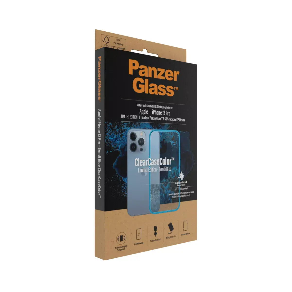 Vāks PanzerGlass ClearCaseColor iPhone 13 Pro Photo 4