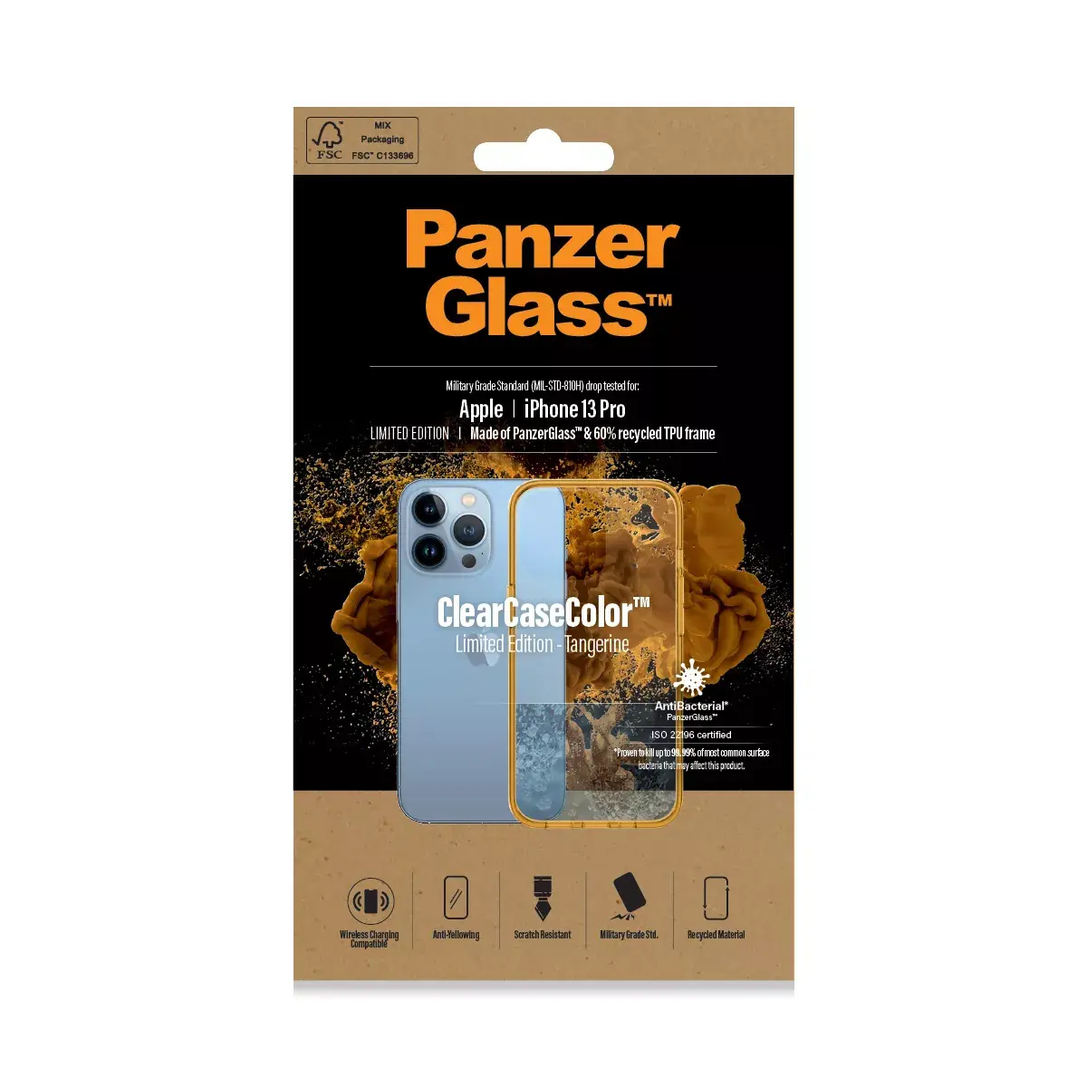 Vāks PanzerGlass ClearCaseColor iPhone 13 Pro Photo 2