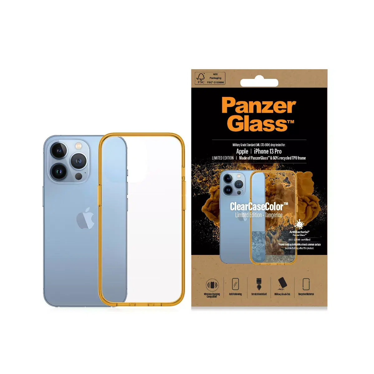 Vāks PanzerGlass ClearCaseColor iPhone 13 Pro Photo 3