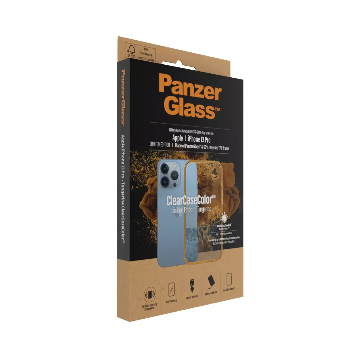 Vāks PanzerGlass ClearCaseColor iPhone 13 Pro Photo 4