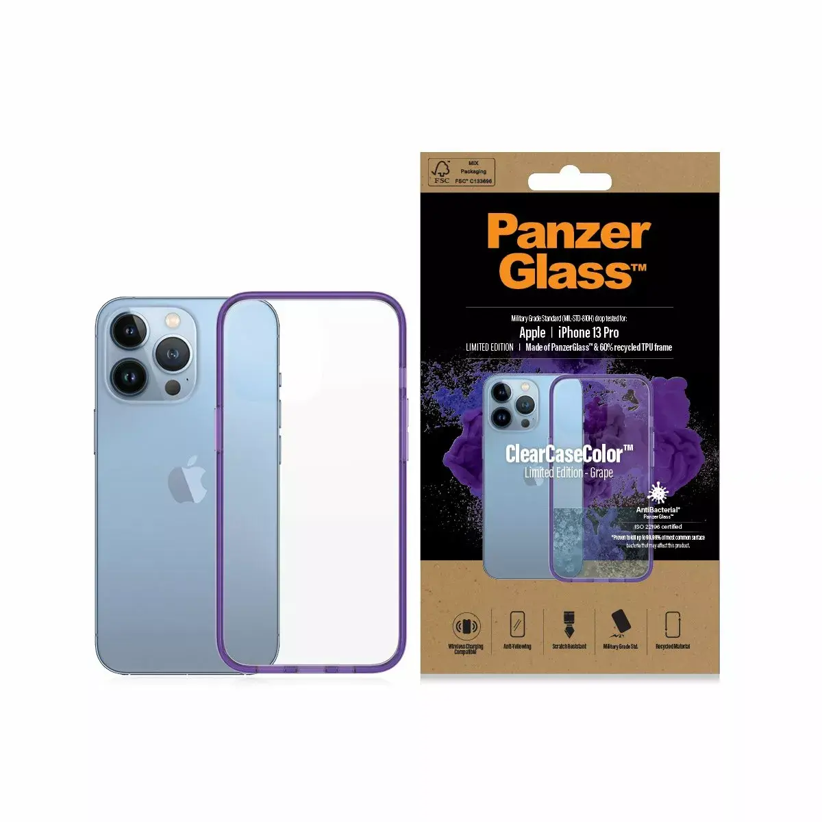 ClearCaseColor™ PanzerGlass Apple iPhone 13 Pro Photo 3