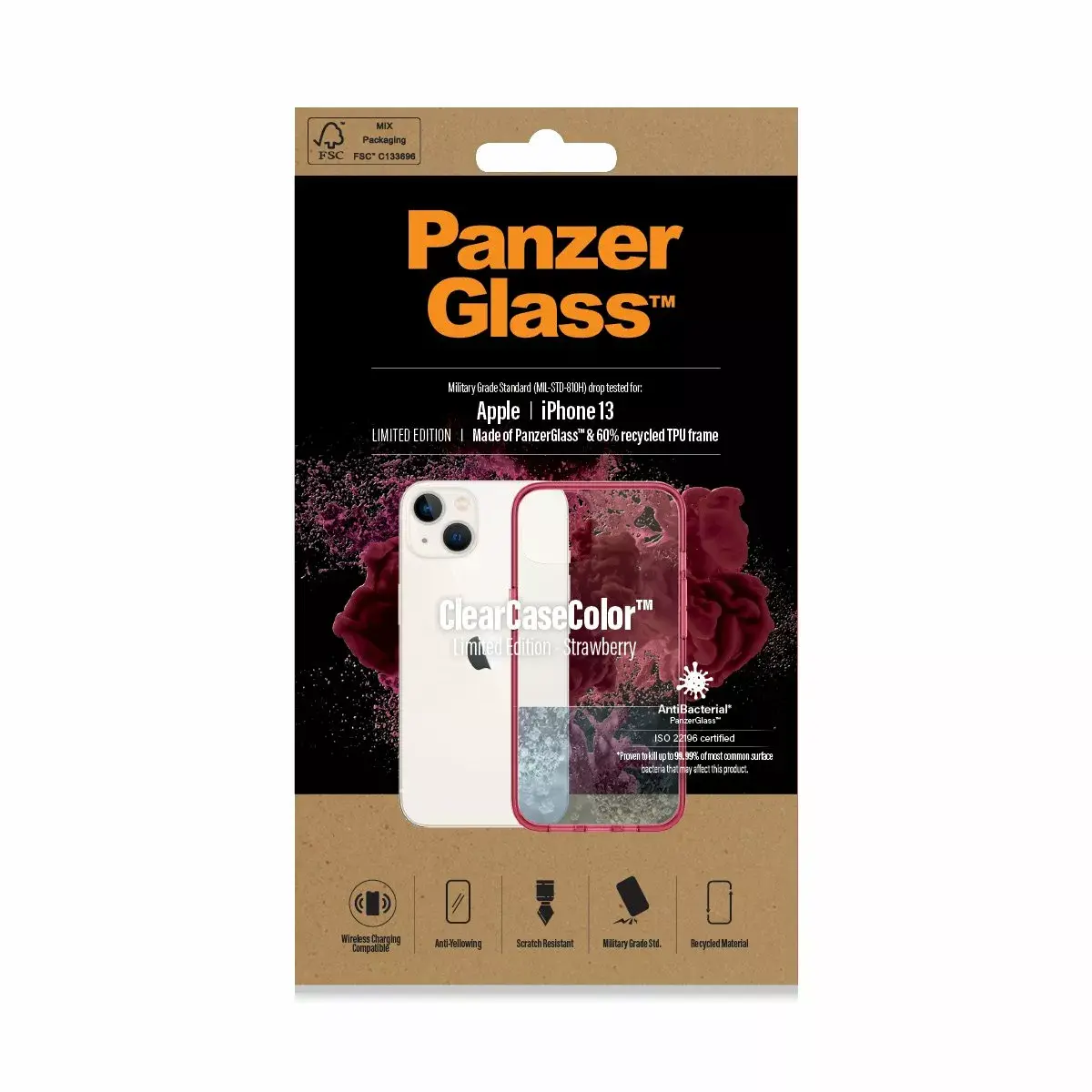 Protective case PanzerGlass ClearCaseColor for iPhone 13 Photo 2