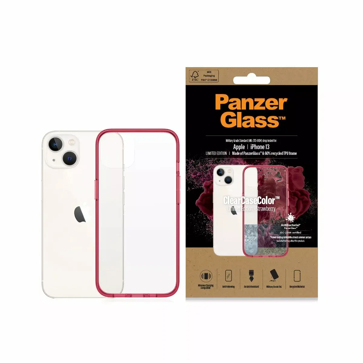 Protective case PanzerGlass ClearCaseColor for iPhone 13 Photo 3