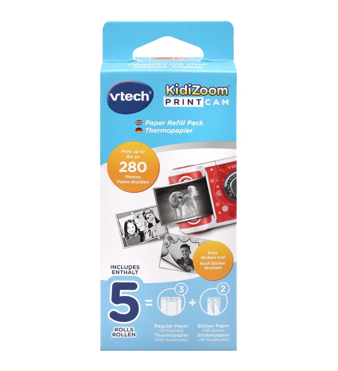 Запасные бумаги VTech KidiZoom Print Cam Photo 6