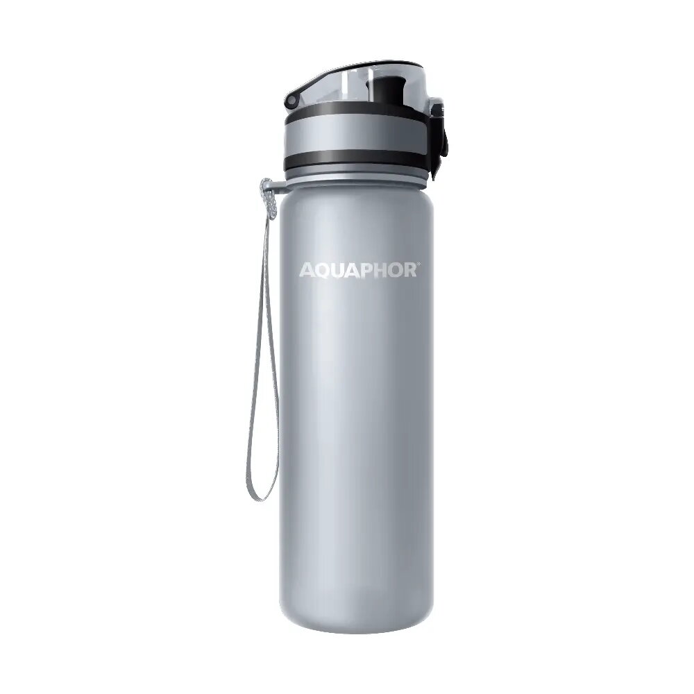 Filtrējoša pudele Aquaphor City 500 ml — nerūsējošā tērauda, pelēka Photo 2
