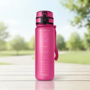 Ūdens filtra pudele Aquaphor City rozā, 500 ml, portatīva personīgai lietošanai