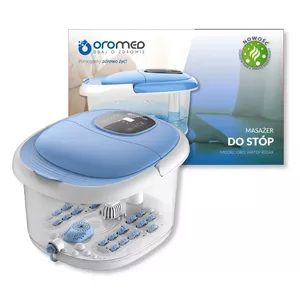 Foot Bath Massager ORO‑MED ORO‑WATER RELAX with heat function, blue/white