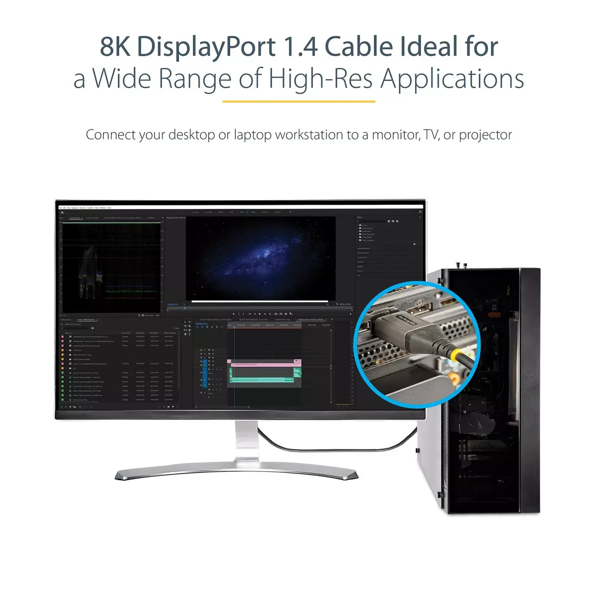 DisplayPort Cable StarTech DP14VMM2M Photo 9
