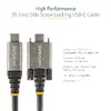 USB C Kabeļi StarTech.com USB31CCSLKV1M Photo 9