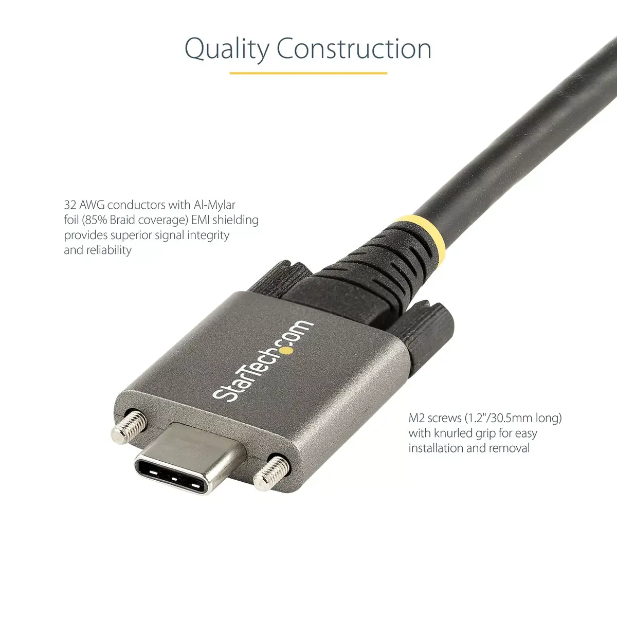 USB C Kabeļi StarTech.com USB31CCSLKV1M Photo 11