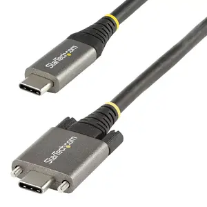 USB C Cable StarTech.com 20" Side Screw Locking