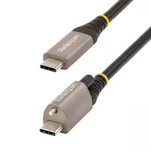 USB C Cable StarTech.com 20" Top Screw Locking 100W 10Gbps
