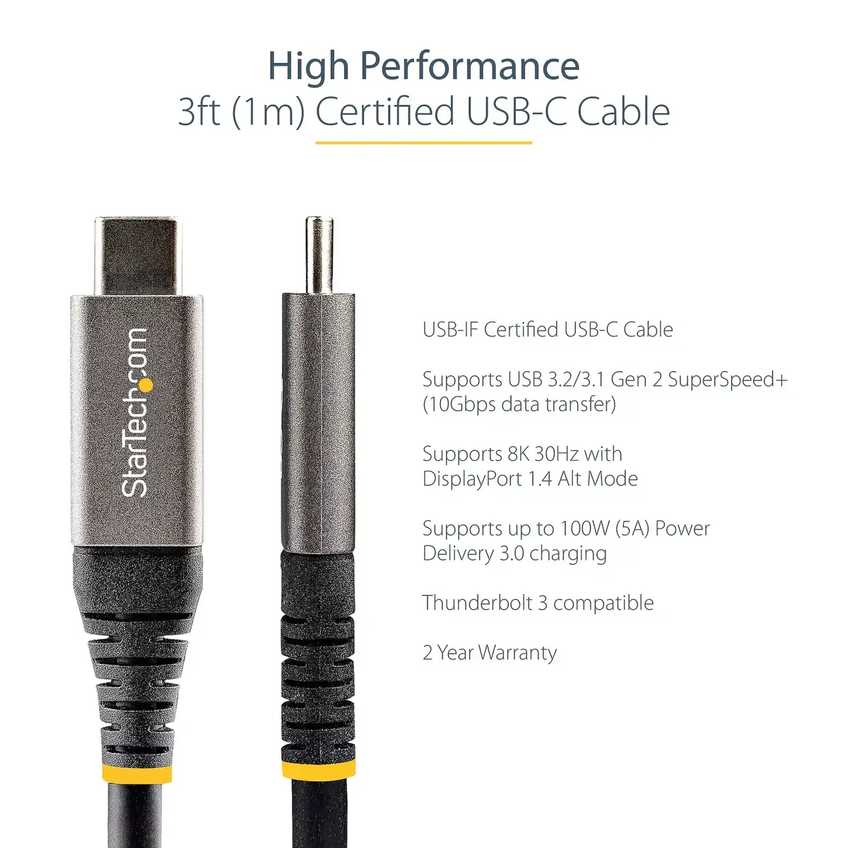 USB C Кабель StarTech.com USB31CCV1M Photo 7