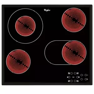 Whirlpool AKT 8190/BA hob Black Built-in Ceramic 4 zone(s)