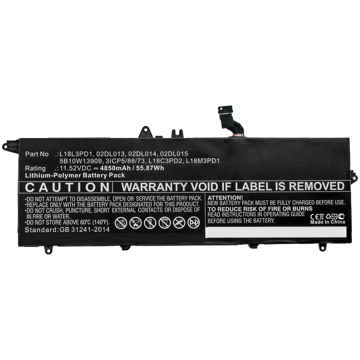 Klēpjdatora akumulators CoreParts MBXLE-BA0267 priekš Lenovo