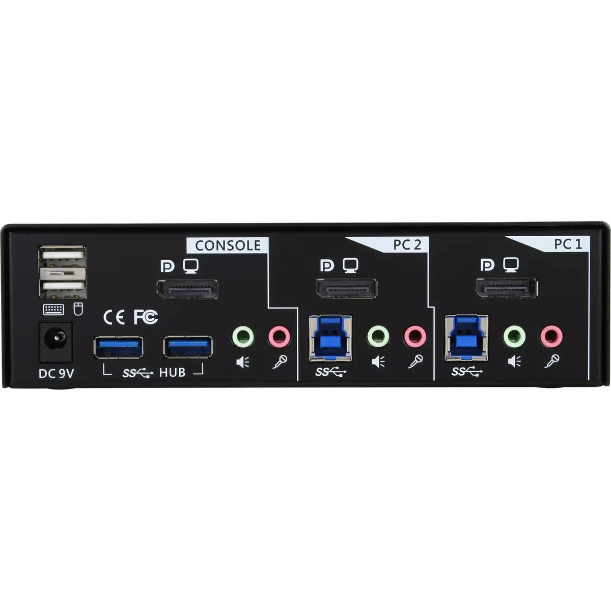 KVM переключатель InLine 2 порта DisplayPort USB 3.0 Photo 3