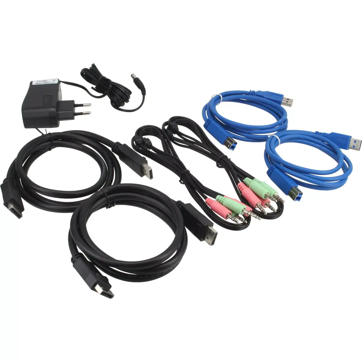KVM переключатель InLine 2 порта DisplayPort USB 3.0 Photo 4