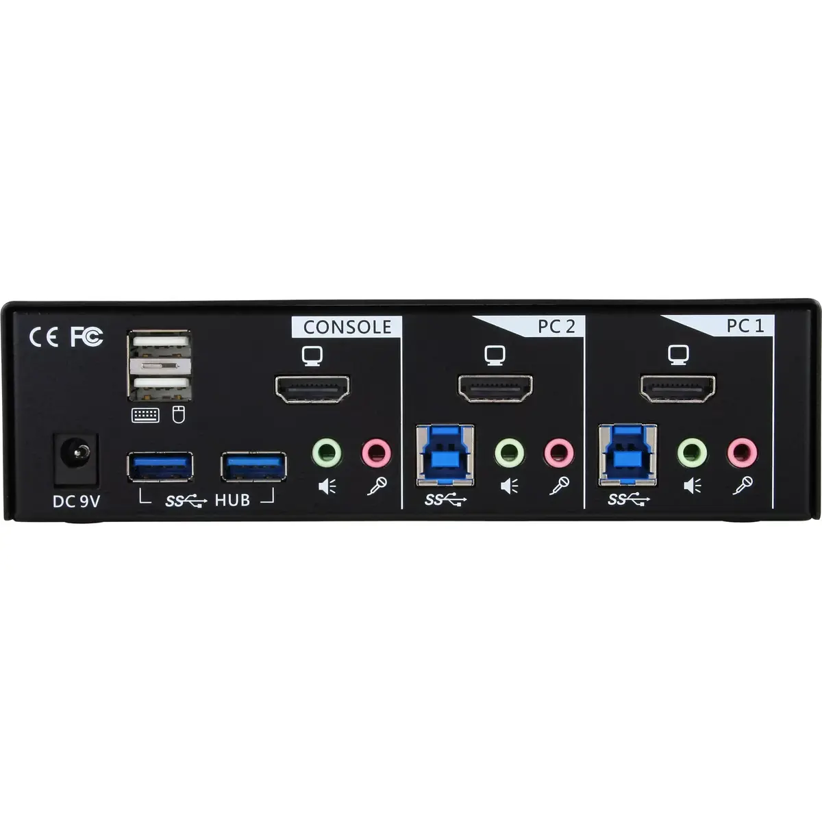 InLine Desktop KVM Switch 2-port HDMI USB 3.0 Hub Photo 3