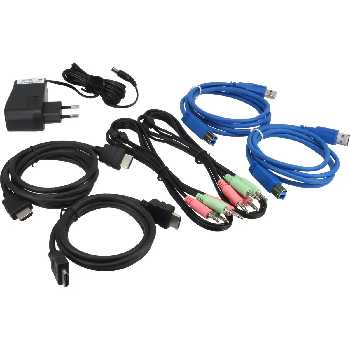 InLine Desktop KVM Switch 2-port HDMI USB 3.0 Hub Photo 4