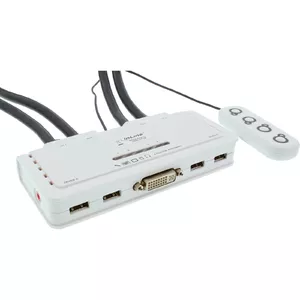 KVM Switch InLine 4 Port DVI-D USB Audio 61614I