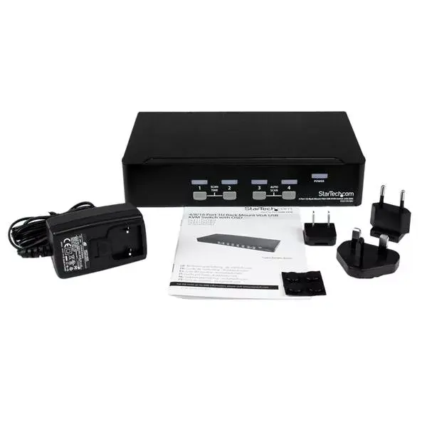 KVM slēdzis StarTech.com 4 Port 1U Rackmount USB Photo 4