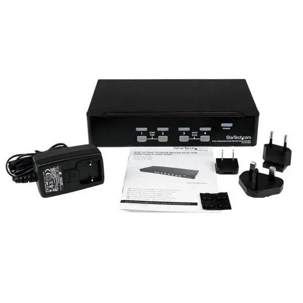 StarTech.com 4 Port 1U Rackmount USB KVM Switch SV431DUSBU Photo 4