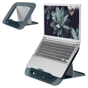 Laptop stand LEITZ Ergo Cosy Grey for 33–43.2 cm (13"–17") notebooks, 247×312×50 mm, 380 g