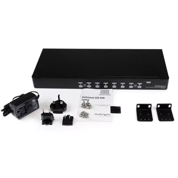 KVM slēdzis StarTech.com 8 Port 1U Rackmount Photo 4