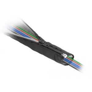 EMI Shielding Braided Sleeve DeLOCK 20849 1m x 50mm Black