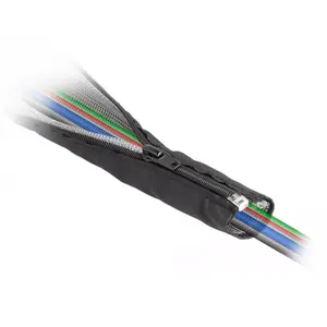 DeLOCK EMI Shielding braided sleeve 1m x 25mm black