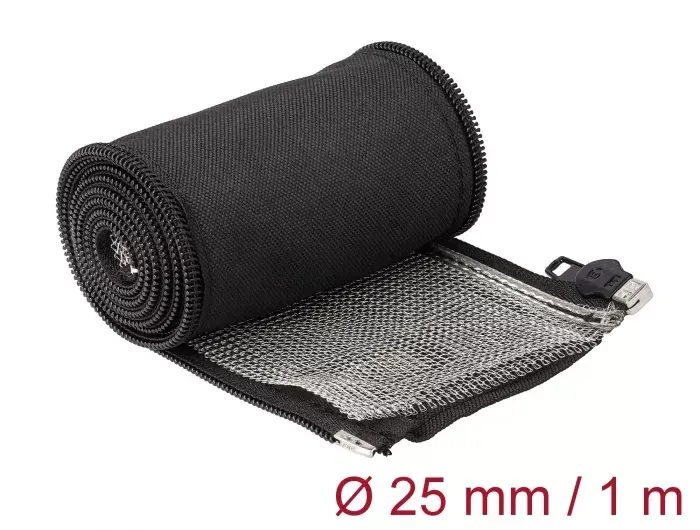 DeLOCK EMI Shielding braided sleeve 1m x 25mm Photo 2