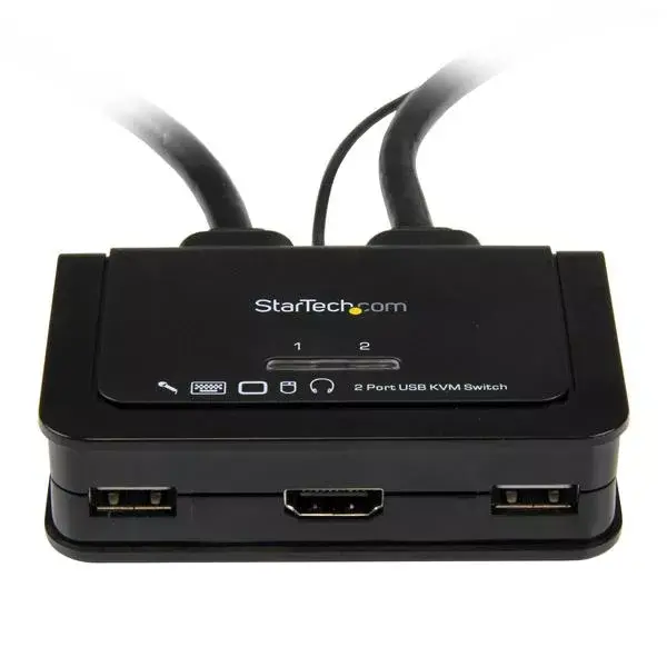KVM slēdzis StarTech.com 2 Port USB HDMI kabelis Photo 2