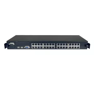 Lindy 39635 KVM switch Rack mounting Black