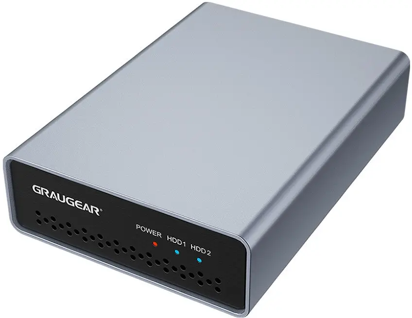 HDD/SSD korpuss GRAUGEAR G-25RD2-AC-10G Sudrabs 2