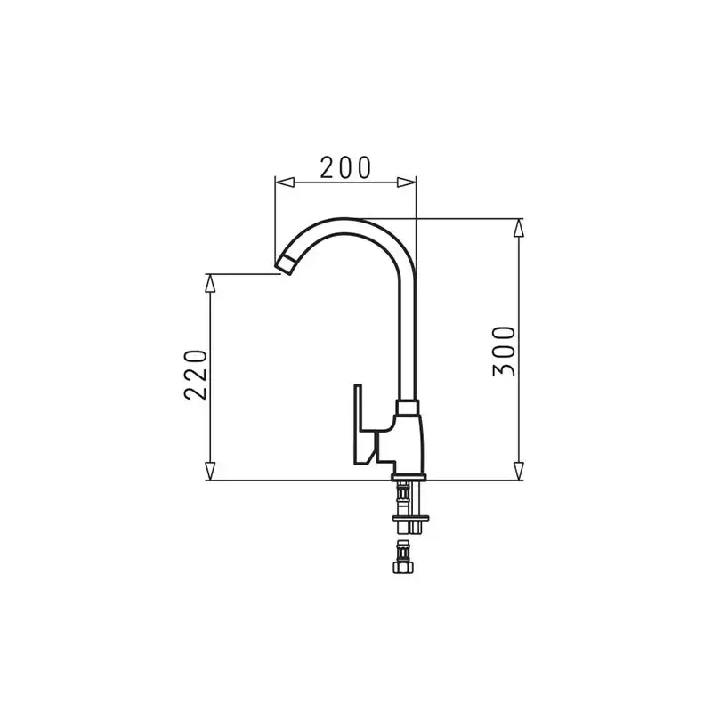 Kitchen mixer PYRAMIS Bello 090935601 Photo 2