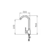 Kitchen mixer PYRAMIS Bello 090935601 Photo 2