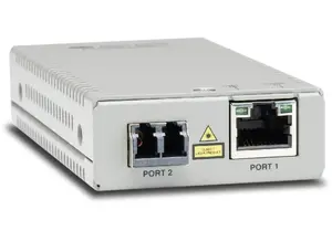 Network media converter Allied Telesis AT‑MMC2000/LC 1000 Mbit/s 1310 nm multi‑mode LC, 2000 m, grey