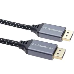 DisplayPort cable PREMIUMCORD kport10-03 — 3 m, metal connectors, gold-plated