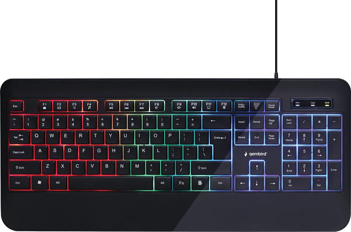 Spēļu tastatūra Gembird KB-UML-03 USB QWERTY