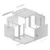 Wall mounted rack Lanberg WF01-6609-00S Photo 11