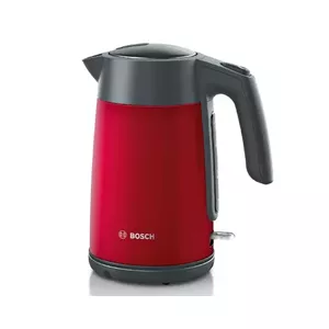 Чайник электрический Bosch TWK7L464 — 1.7 л, 2400 Вт, красный, пластиковый корпус