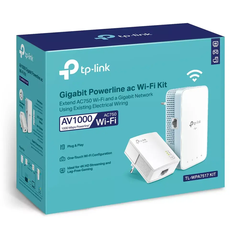 Powerline Adapter TP-Link AV1000 Gigabit Wi-Fi Kit Photo 7