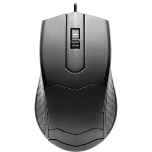 Оптическая симметричная мышь DEFENDER HIT MB-530 — 1000 DPI, USB Type-A, чёрная, кабель 1,5 м