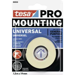 Lente TESA PRO 66958 Polietilēns Balta 1.5 m