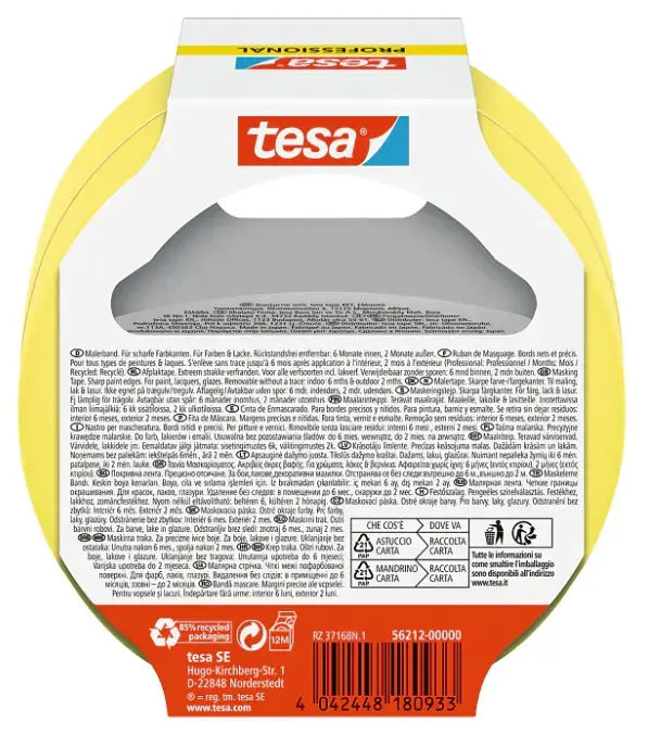 Līmlente Tesa 56212-00000-02, 25 m × 25 mm Photo 2