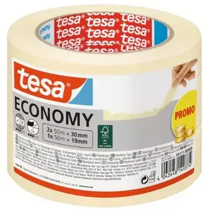 Krāsošanas maskēšanas lente TESA Economy 50 m Šamois