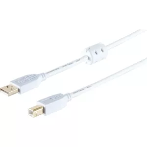 USB A‑to‑B Cable ShiverPeaks 77022‑WF High Speed USB 2.0, data and power transfer