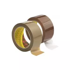 Упаковочная лента 3M Scotch 3707, коричневая, 38 мм × 66 м, толщина 0.055 мм